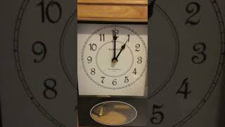 Here is a rectangular mantle clock chiming 1PM westminster [upl. by Hermina708]