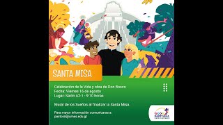 Santa Misa  Celebración de la vida y obra de Don Bosco [upl. by Bonn]