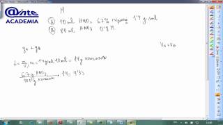 Volumenes aditivos Problemas concentracion Tema 3 Quimica 1º Bachillerato AINTE Cynthia [upl. by Lydell363]