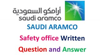 saudi aramco safety officer written exam questions and answers [upl. by Attem75]