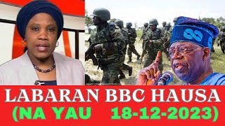 Bbc hausa Labaran Safe na yau Litinin 18122023 [upl. by Nomit]