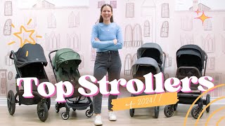 Top Strollers of 2024  Stroller Review  The Ultimate Buying Guide travel running amp more [upl. by Nogam]