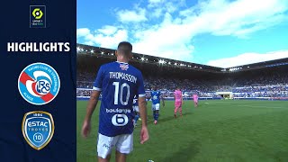 RC STRASBOURG ALSACE  ESTAC TROYES 1  1  Highlights  RCSA  ESTAC  20212022 [upl. by Ybbil]