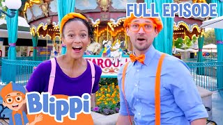 Blippi amp Meekah Visit Adventure City  Blippi  Kids TV Shows Full Episodes [upl. by Aisyat]