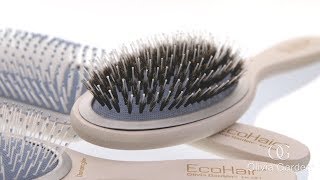 EcoHair ™ Bamboo Paddle Brush Collection  Olivia Garden [upl. by Haleeuqa]