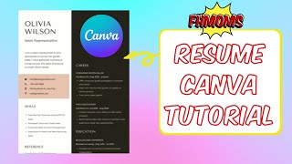 FHMOMS CANVA RESUME TUTORIAL WITH MOMMY MK [upl. by Ainar789]