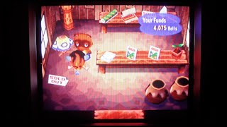 Animal Crossing GCN on a 9 inch CRT is amazing [upl. by Yenmor]