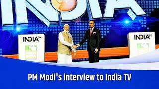 PM Narendra Modis interview to India TV  PM Modi Interivew [upl. by Nnateragram]