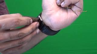 how to wear a wrist watch [upl. by Langer]