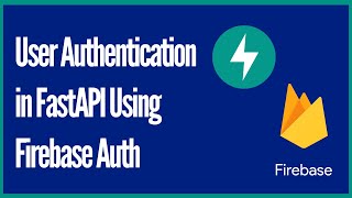 Build a REST API with FastAPI and Firebase Authentication Email and Password Auth [upl. by Sabina]