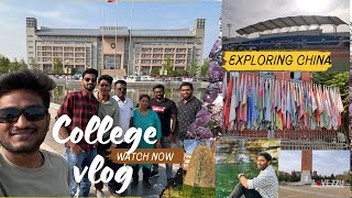 Zhengzhou University Campus Tour In Tamil 2024 🇨🇳 My 1st YouTube Vlog [upl. by Annawyt]