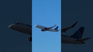 United Embraer 175 long wing departs Rno planes [upl. by Enoryt]