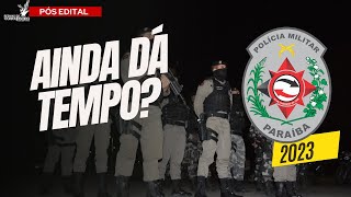 Dá tempo de começar os estudos para o concurso da PMPB 2023 [upl. by Kistner]