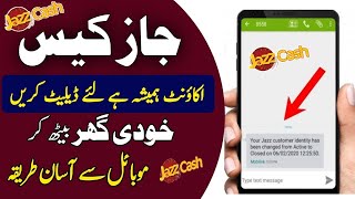 How To Delete Permanently JazzCash Account  Jazzcash account delete karne ka tarika  jazzcash [upl. by Nehemiah]