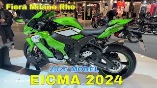 Kawasaki ZX 10r  2025 First Look at EICMA 2024 Fiera Milano Rho [upl. by Harmaning]