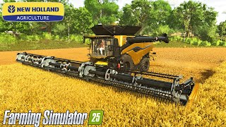 MAGNIFICENT NEW HOLLAND CR11 Gold Edition FOR Farming simulator 25 [upl. by Bast476]