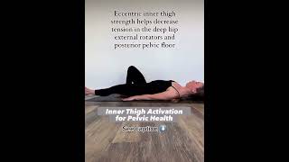 Eccentric inner thigh strength for pelvic health [upl. by Alissa]