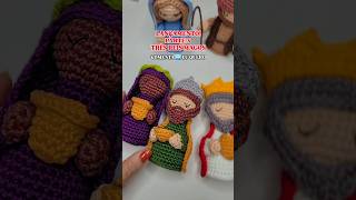 PRESÉPIO DE CROCHÊ PASSO A PASSO LANÇAMENTO TRÊS REIS MAGOS croche amigurumi [upl. by Zilla]