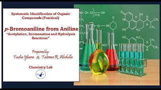 pBromoaniline from Aniline quotAcetylation Bromonation and Hydrolysis Reactionsquotchemistrylab [upl. by Arimas]