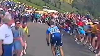 Giro dItalia 1996  Passo Pordoi [upl. by Esinnej153]