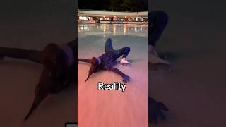 Ich brauche einen Föhn 😆 expectationvsreality eislaufen Slide IceSkating SophiaSchubert Viral [upl. by Tuppeny144]