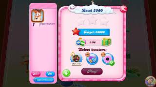 Candy Crush Saga 3560 First Try Gold Level [upl. by Ettenhoj]