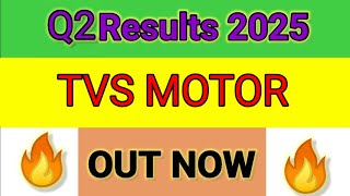 TVS MOTOR Q2 results 2025  TVS MOTOR results today  TVS MOTOR Share News  TVS MOTOR Share [upl. by Amaso]