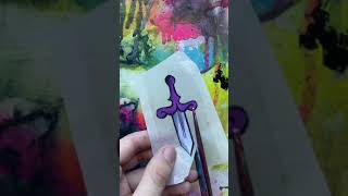 How to make stickers from paper and tape  DIY stickers [upl. by Greenstein]