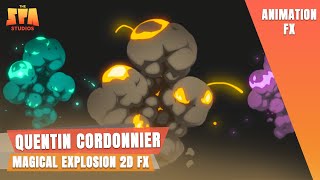 How to ANIMATE A 2D FX Magical Explosion [upl. by Palocz]