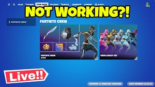 🔴 BROKEN FORTNITE ITEM SHOP LIVE Today Fortnite OG [upl. by Nido975]