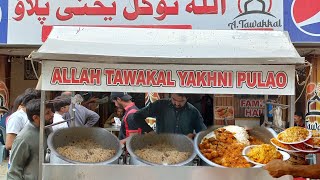 People Are Crazy For Pulao  Hyderabadi Biryani  Beef Pulao Street Food of Karachi Pakistan [upl. by Durkin]