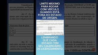 CALENDÁRIO NACIONAL LICENCIAMENTO resolução11000 CONTRAN licenciamentodigital [upl. by Nauj]