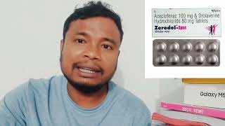 ZerodolSpas tablet full review in DetailsAceclofenac and Drotaverine tablet uses dose side effects [upl. by Lladnek]