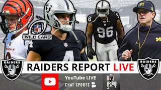 Raiders Report Live News amp Rumors  QampA w Mitchell Renz Jan 11 [upl. by Emile]