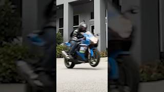 Wheelie practice gsxr gsxr750 wheelie motorcycle gixxer stunt easyrider [upl. by Eiramoj]