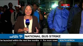 Frustrated commuters use alternative transport as the bus drivers strike continues [upl. by Ardnauqal171]