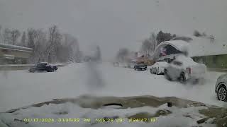 blizzard 2024 northernmichigan winter driving [upl. by Akimaj436]