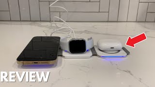 Best 3 in 1 Magnetic Foldable Wireless Charger  Quick Review [upl. by Kellia361]