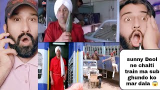 Jaal Movie  Sunny Deol Train Mass Climax Fight Scene  Pakistani Reaction [upl. by Lorolla]