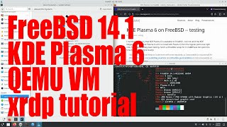 Install FreeBSD 141 and KDE Plasma 6 in QEMU VM tutorial  June 2024  2da0c933 [upl. by Ala255]