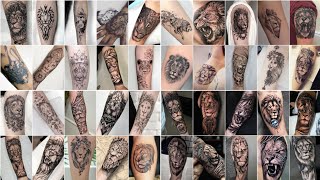 Stylish Lion Tattoo design photo  Lion Tattoo ideas for men  Lion Tattoo photopicture Lion [upl. by Ylebmik]