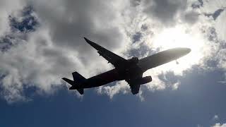 2nd wizz Airbus A321251NX landing Gatwick Airport 24032024 [upl. by Nnyledam]