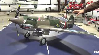 FMS P40B Warhawk Flying Tiger 1400mm PNP review [upl. by Aset]