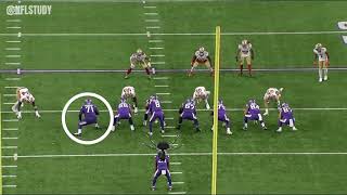 Christian Darrisaw PFF Highest Graded NFL OT  Week 7 Minnesota Vikings vs 49ers MNF Highlights 2023 [upl. by Ynaittirb]