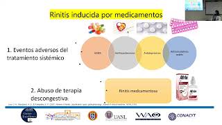 Diagnósticos diferenciales de la rinitis alérgica Rinitis mixta medicamentosa hormonal senil [upl. by Elime]