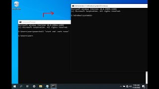 run cmd as administrator from cmd using powershell [upl. by Novello689]