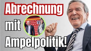 Gerhard Schröder KNALLER Aussagen vor Millionenpublikum🤣 [upl. by Tolmach177]