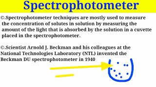 Spectrophotometer amp Principle of Spectrophotometer  Bsc 3rd year  Zoology Second Paper [upl. by Ainod]