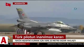 Kahraman Türk pilotunun o manevrası Dünyayı şaşkına çevirdi [upl. by Matty713]