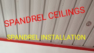 INSTALLATION OF SPANDREL CEILINGS [upl. by Petty868]